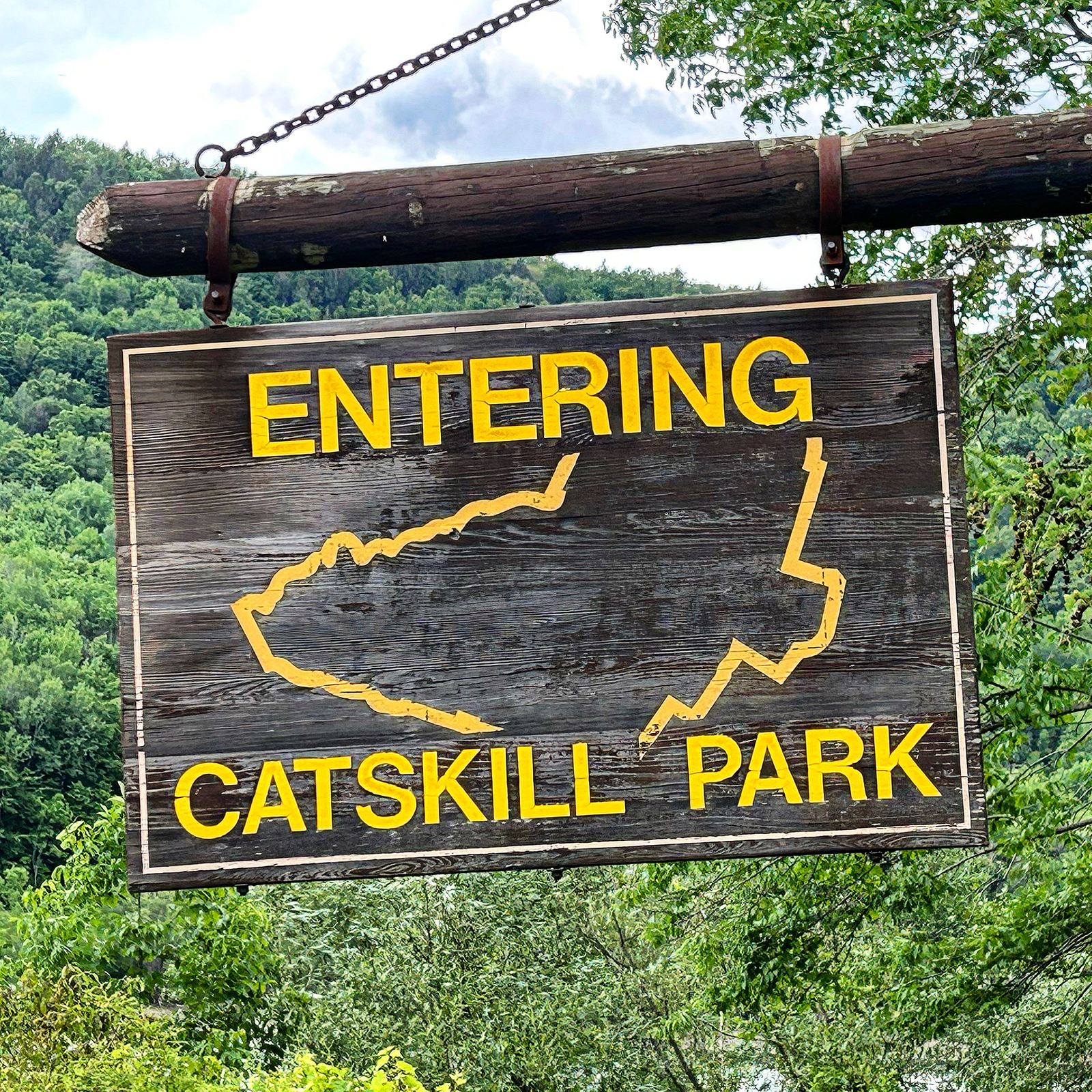 Entering Catskill Park